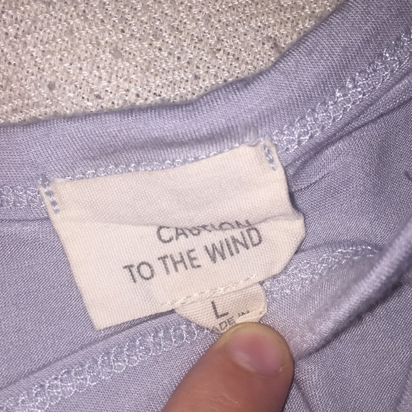 Cute baby blue tank top NEVER WORN - Picture 4 of 4